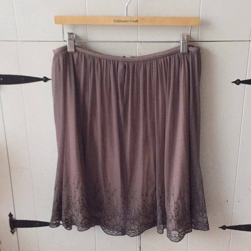 Tan Skirt